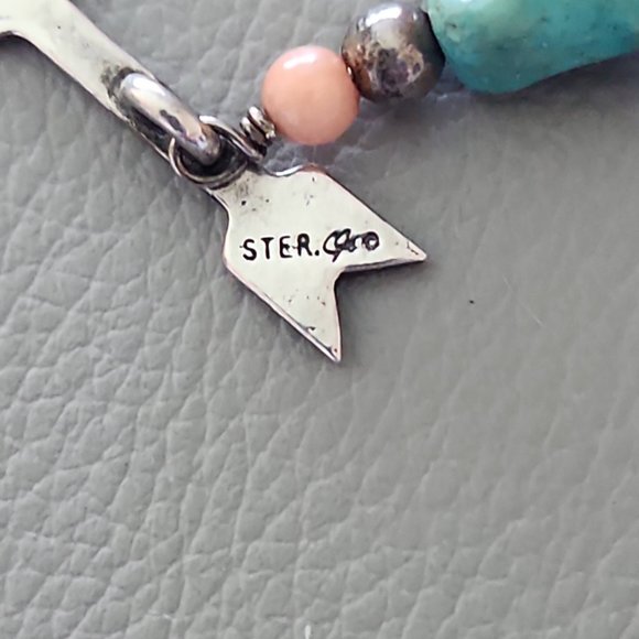 Carolyn Pollack Turquoise/Coral Necklace - Picture 13 of 15